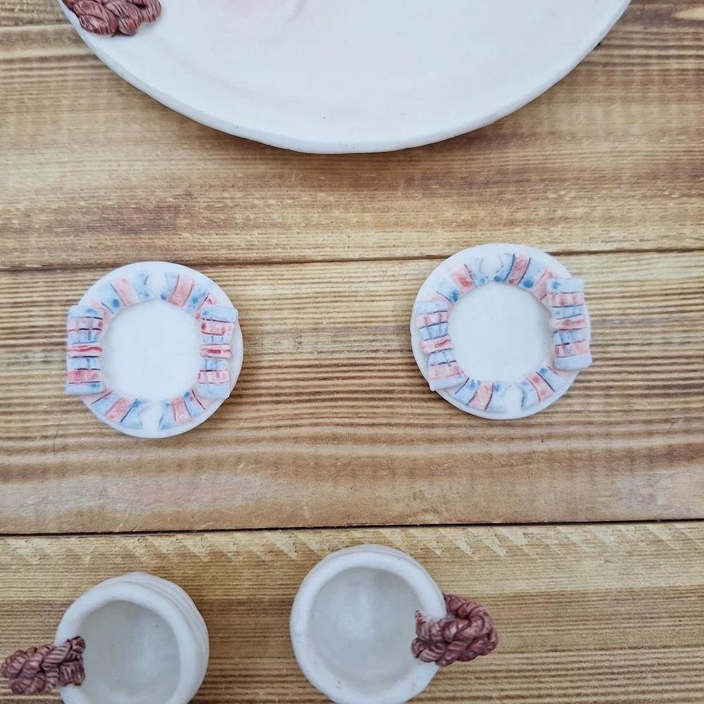 Vintage 1994 replacement Plate For Raggedy Andy‎ Tea set 7 In. Popular Imports